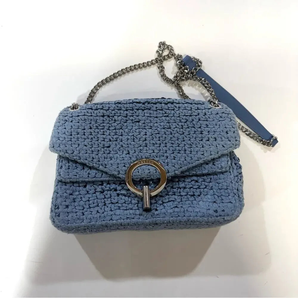 Sandro RAFFIA YZA BAG blue - Picture 2 of 8